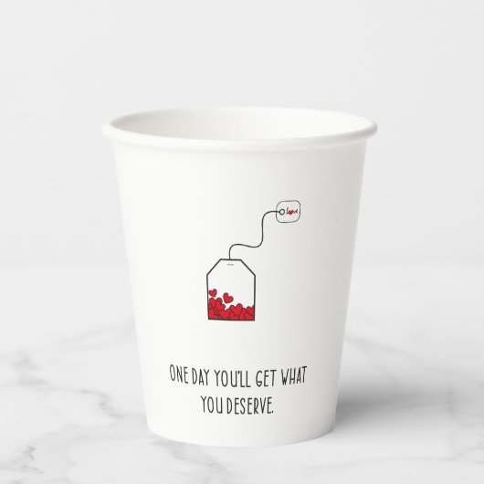 いつか自分の価値を手に入れよう。 紙コップ (正面)