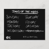 「いつか」のポストカードを消し去れ ポストカード (正面)