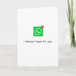 「いつだってあなたでありますように」 WhatsApp バレンタインデー シーズンカード