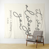 いつだってあなた ウェディングバックドロップ 個人用 タペストリー (インサイチュ(横))