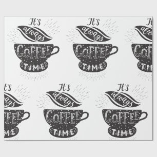 いつだってコーヒータイム ラッピングペーパー