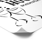 いつだってハッピーアワーどこかでバーサイン ポスター (角)