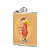 いつだって一杯やる時だ。 フラスク (左)