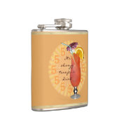 いつだって一杯やる時だ。 フラスク (右)