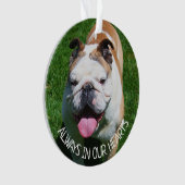 いつだって心の中に、ペットの思い出 オーナメント (正面)