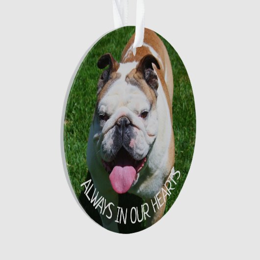 いつだって心の中に、愛犬メモリアル オーナメント (正面)