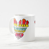 いつだって愛されてる コーヒーマグカップ (正面左)
