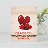いつだって愛してる、いつまでも - ハッピー・バレンタイン シーズンカード (スタンド正面)