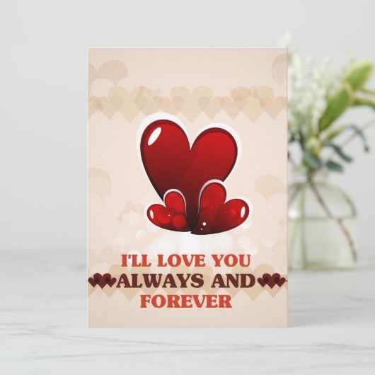 いつだって愛してる、いつまでも - ハッピー バレンタイン シーズンカード (スタンド正面)