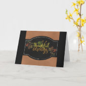 いつだって感謝を カード (黄色い花)