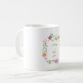 いつだって本が好き女子 コーヒーマグカップ (正面左)