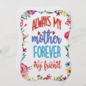 いつだって母は私のもの　永遠に私の友 シーズンカード (正面/裏面)