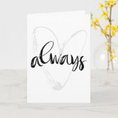 *いつだって* *ずっと* あなたと私 カード (黄色い花)