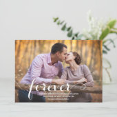 いつだって & 永遠に | 結婚式日程のお知らせ セーブザデート (スタンド正面)