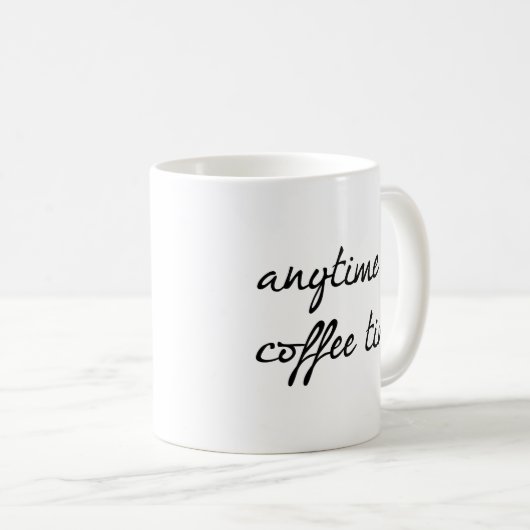 いつでもどこでもコーヒー時間コーヒーマグ コーヒーマグカップ (正面右)