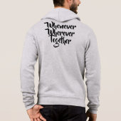 いつでもどこでも、一緒にTシャツ パーカ (裏面)