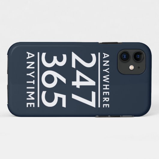 いつでもどこでも Case-Mate iPhoneケース (裏面(横))