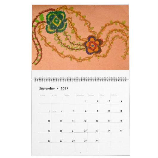 いつでもカレンダー カレンダー (9月 2027)