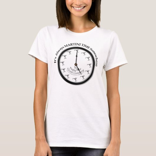 いつでもマティーニタイムTシャツ Tシャツ (正面)