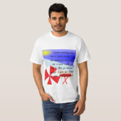 いつでも逃げよう 24/7 Tシャツ (正面フル)
