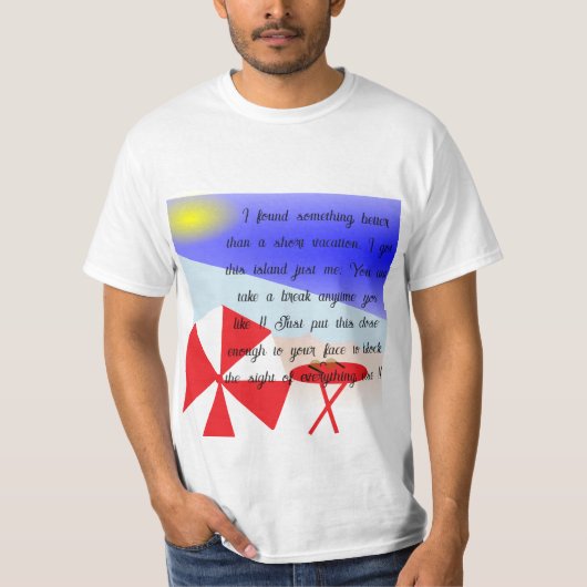 いつでも逃げよう 24/7 Tシャツ (正面)