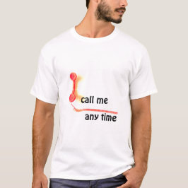 いつでも電話する Tシャツ