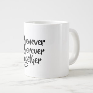 いつでも、どこでも、一緒に専門マグカップ ジャンボコーヒーマグカップ