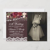 いつでも - 結婚記念日 フォト招待状 招待状 (正面)