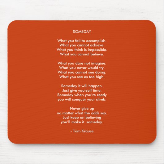 いつの日か マウスパッド (正面)