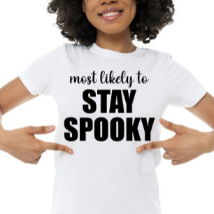 いつまでもスプーキーで面白いハロウィン Tシャツ