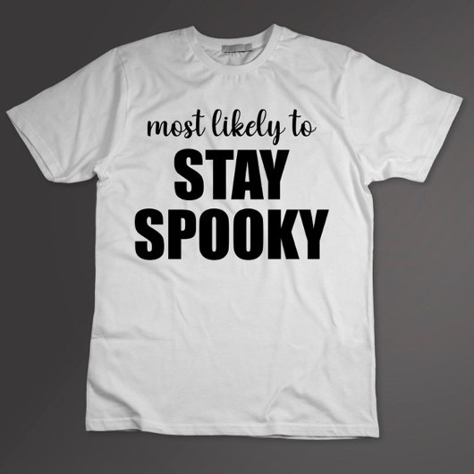 いつまでもスプーキーで面白いハロウィン Tシャツ