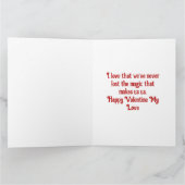 いつまでも永遠に愛らしい ラブラブフクロウたち , カード (内部)