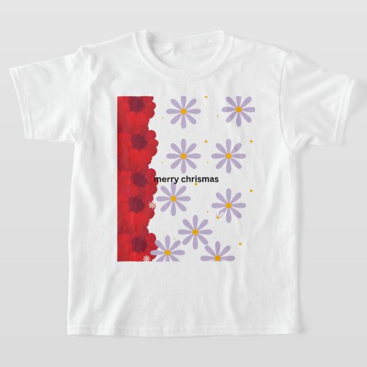 いつまでも緑のフェスティブな雰囲気を盛り上げる Tシャツ (レイダウン)