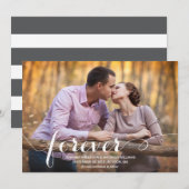 いつまでも | 結婚式の日程発表 セーブザデート (正面/裏面)