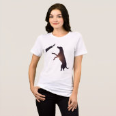 「いつもあなたと - 犬と人の絆」 トライブレンドＴシャツ (正面全面)