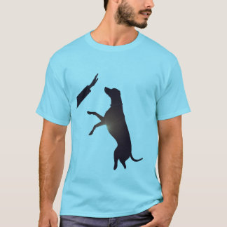 「いつもあなたと - 犬と人の絆」 Tシャツ