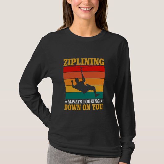 いつもあなたに寄り添うジップライン Tシャツ (正面)