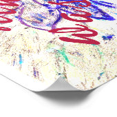 いつもあなたのためよ！花 ポスター (角)