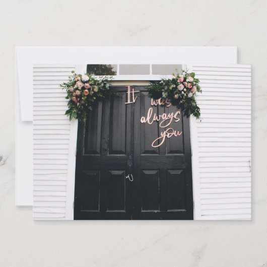 いつもあなたの平手グリーティングカードだった カード (正面)