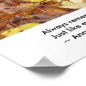 いつもあなたは覚えユニークなさい。 ポスター (角)