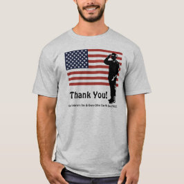 いつもありがとう!私たちが自由に生きる毎日が退役軍人の日 Tシャツ