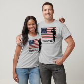 いつもありがとう!私たちが自由に生きる毎日が退役軍人の日 Tシャツ (ユニセックス)