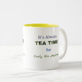 いつもお茶の時間 ツートーンマグカップ (正面右)