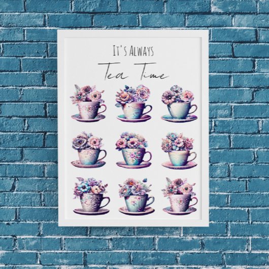 いつもお茶時間 ポスター