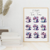 いつもお茶時間 ポスター