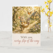 いつもそばにいるよ 激励のカード カード (黄色い花)