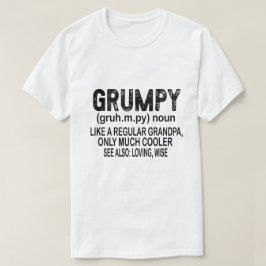 いつものおじいさんばかりが不機嫌で不機嫌だ Tシャツ