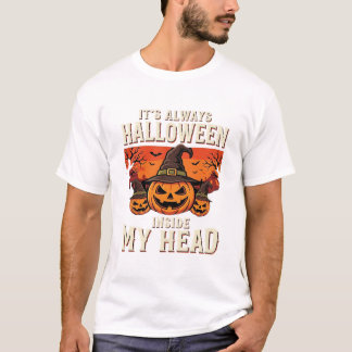 いつものハロウィン・パンプキン・魔女 Tシャツ