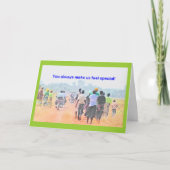 「いつもの特別な気持ちにさせてくれてありがとう」感謝カード サンキューカード (正面)