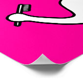 いつもの習慣。歯磨き。 ポスター (角)